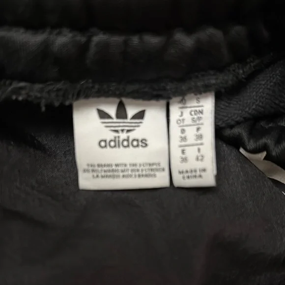 Adidas Black Mini Skirt with White Stripes - Picture 3 of 5